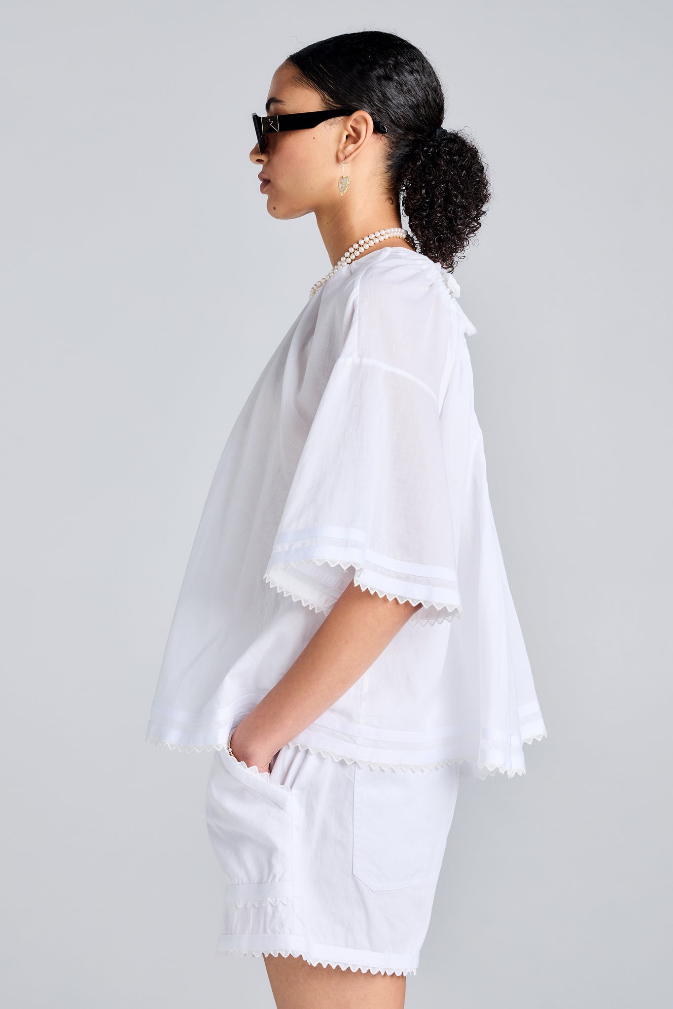 Field Blouse White