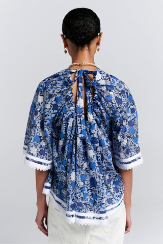 Field Blouse Blue Multi