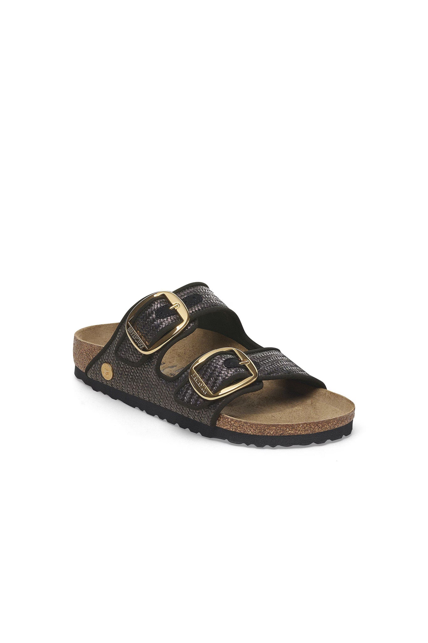 Arizona Big Buckle Raffia Regular Fit Black