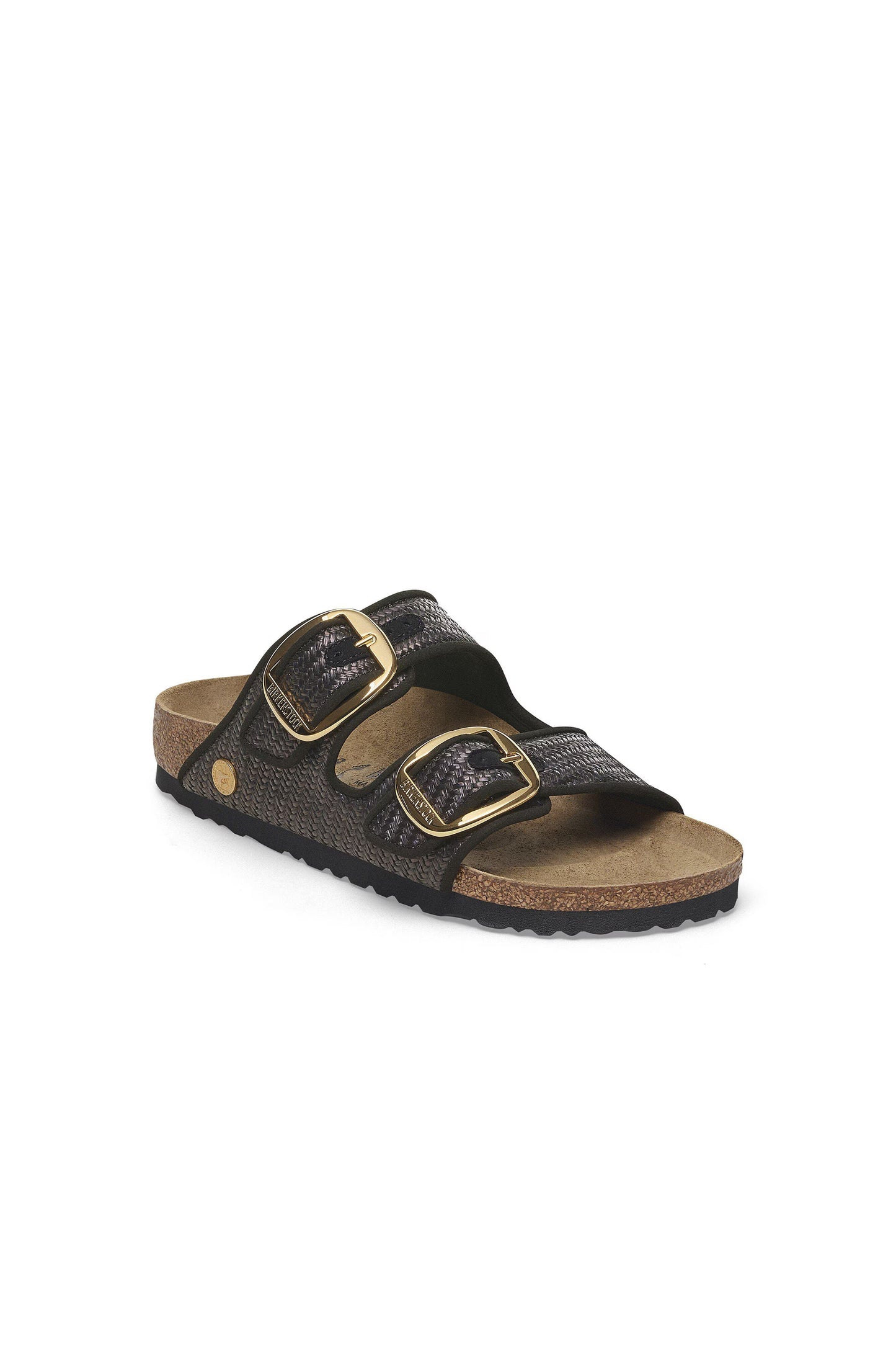 Arizona Big Buckle Raffia Regular Fit Black