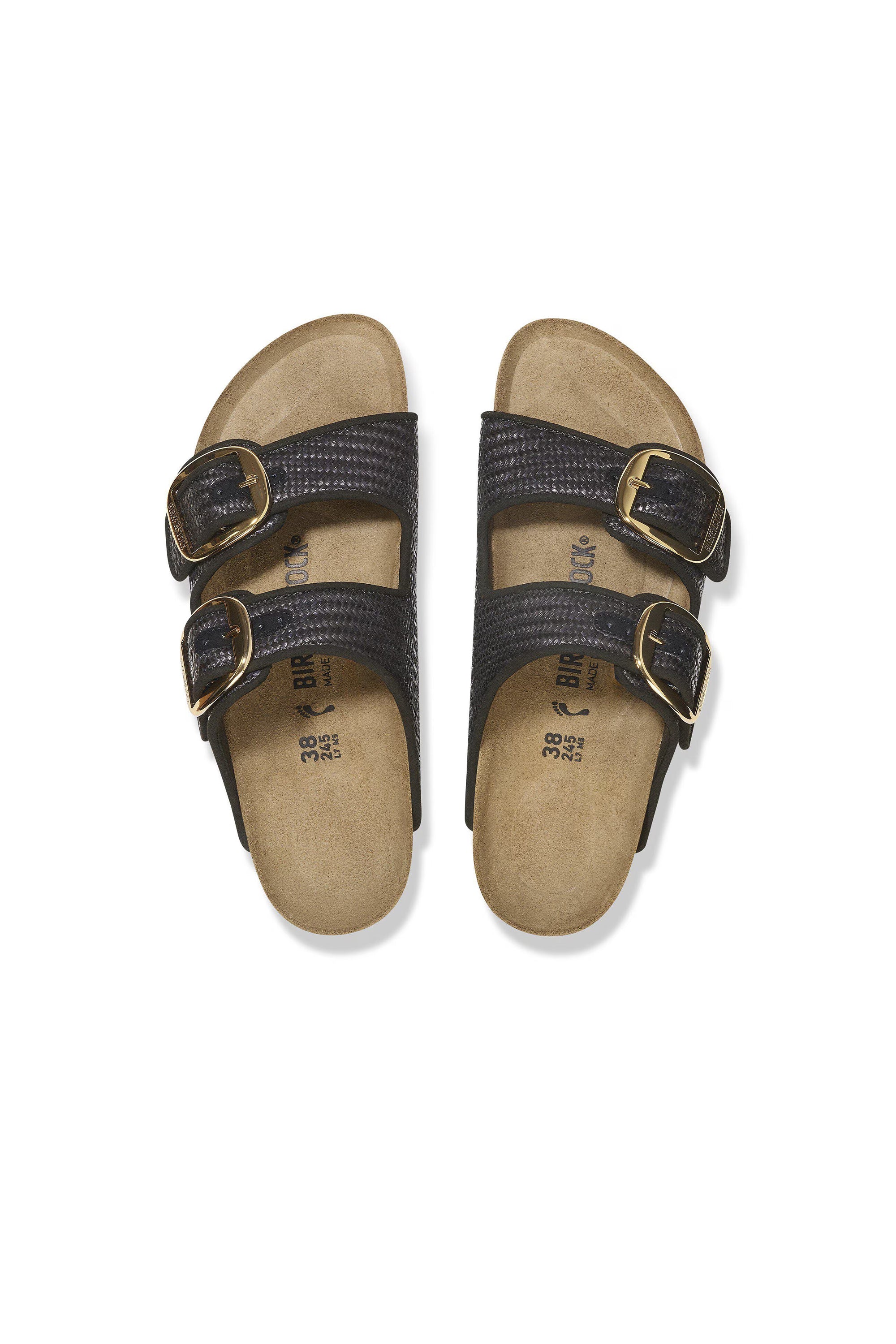 Arizona Big Buckle Raffia Regular Fit Black – Karen Walker