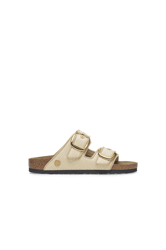 Arizona Big Buckle Raffia Regular Fit Natural