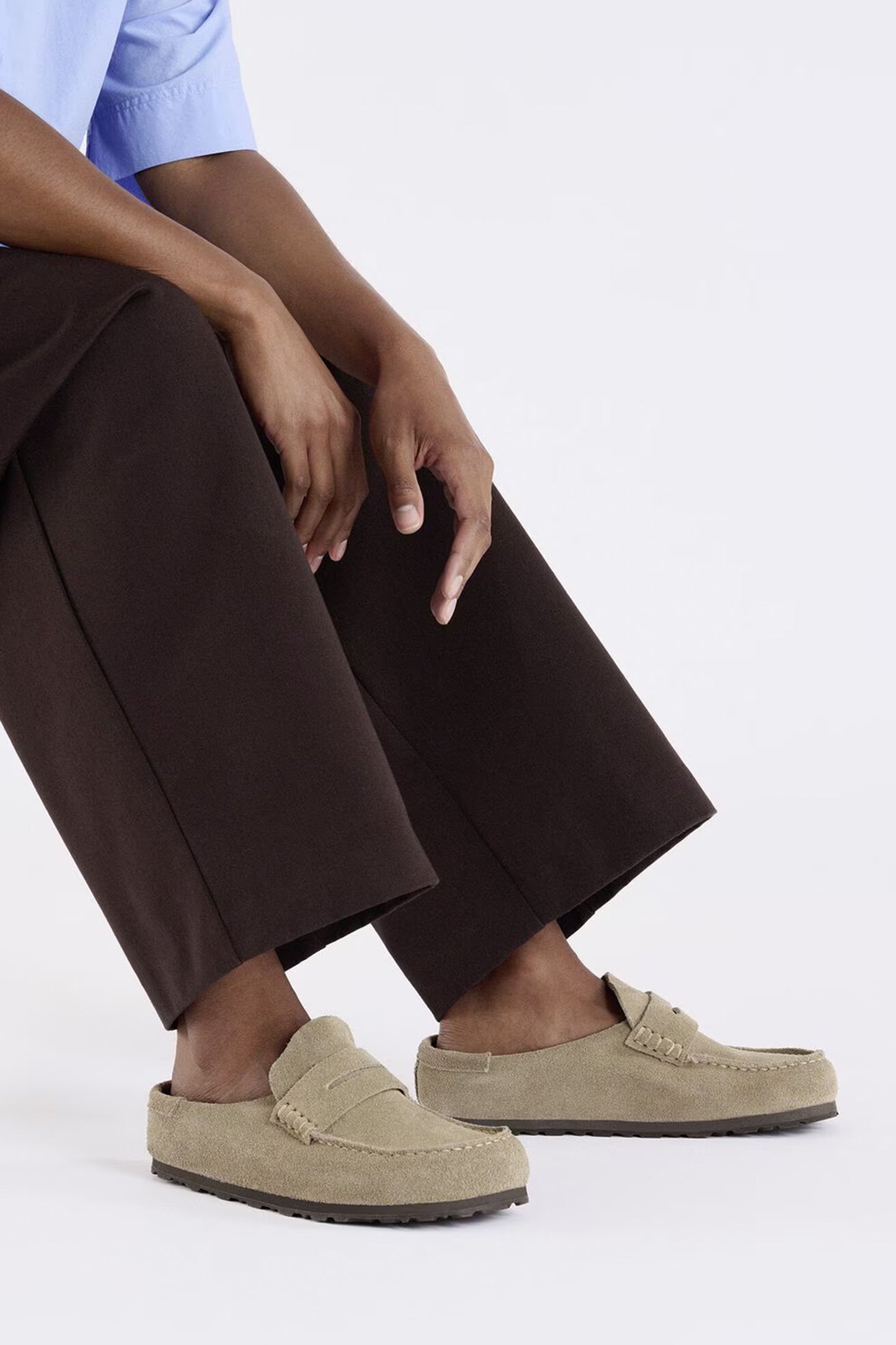 Naples Wrapped Suede Regular Fit Taupe