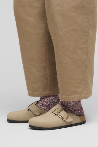 Boston Big Buckle Oiled Leather Regular Fit Tobacco Brown