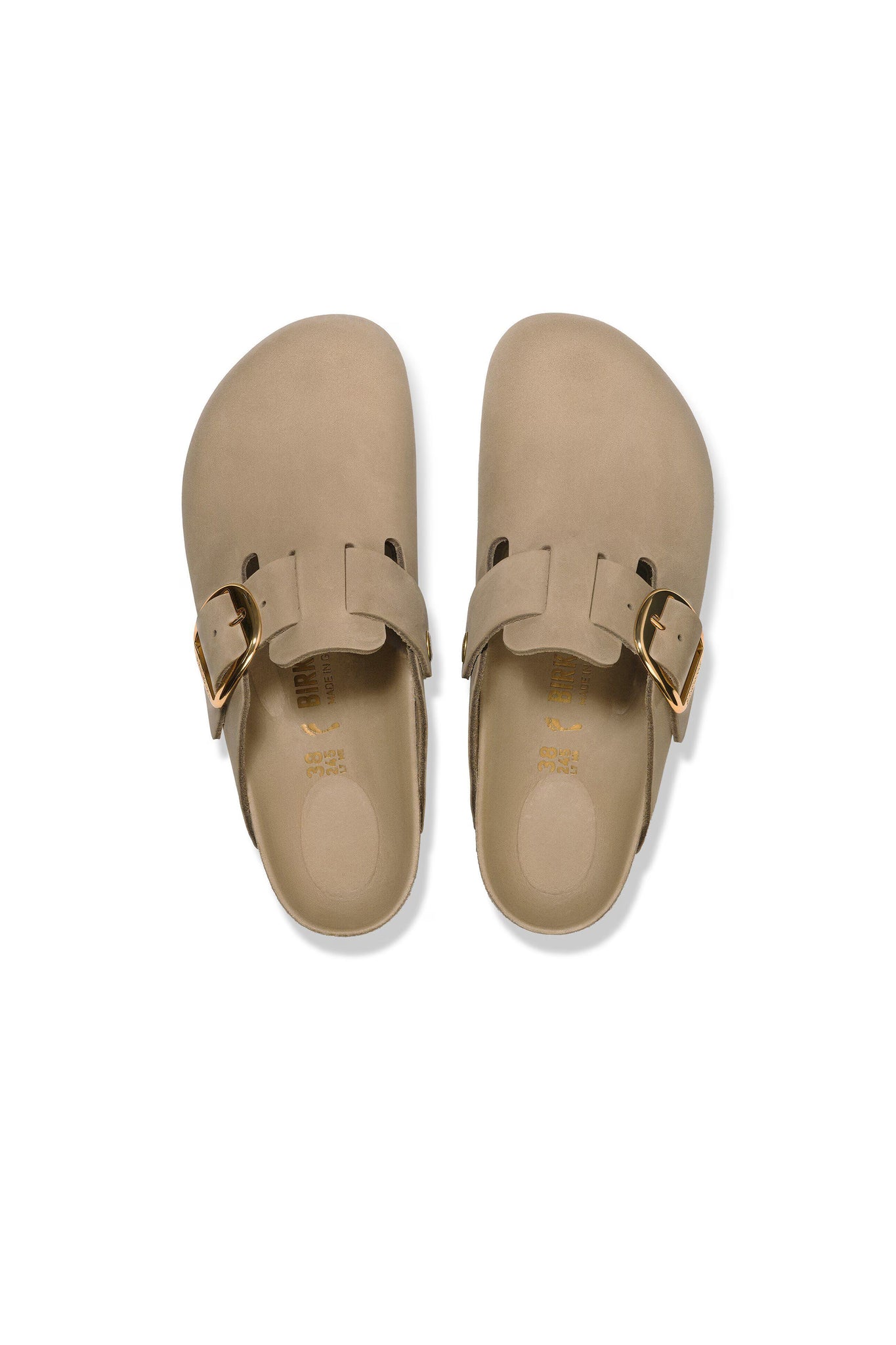 Boston Big Buckle Oiled Leather Regular Fit Tobacco Brown