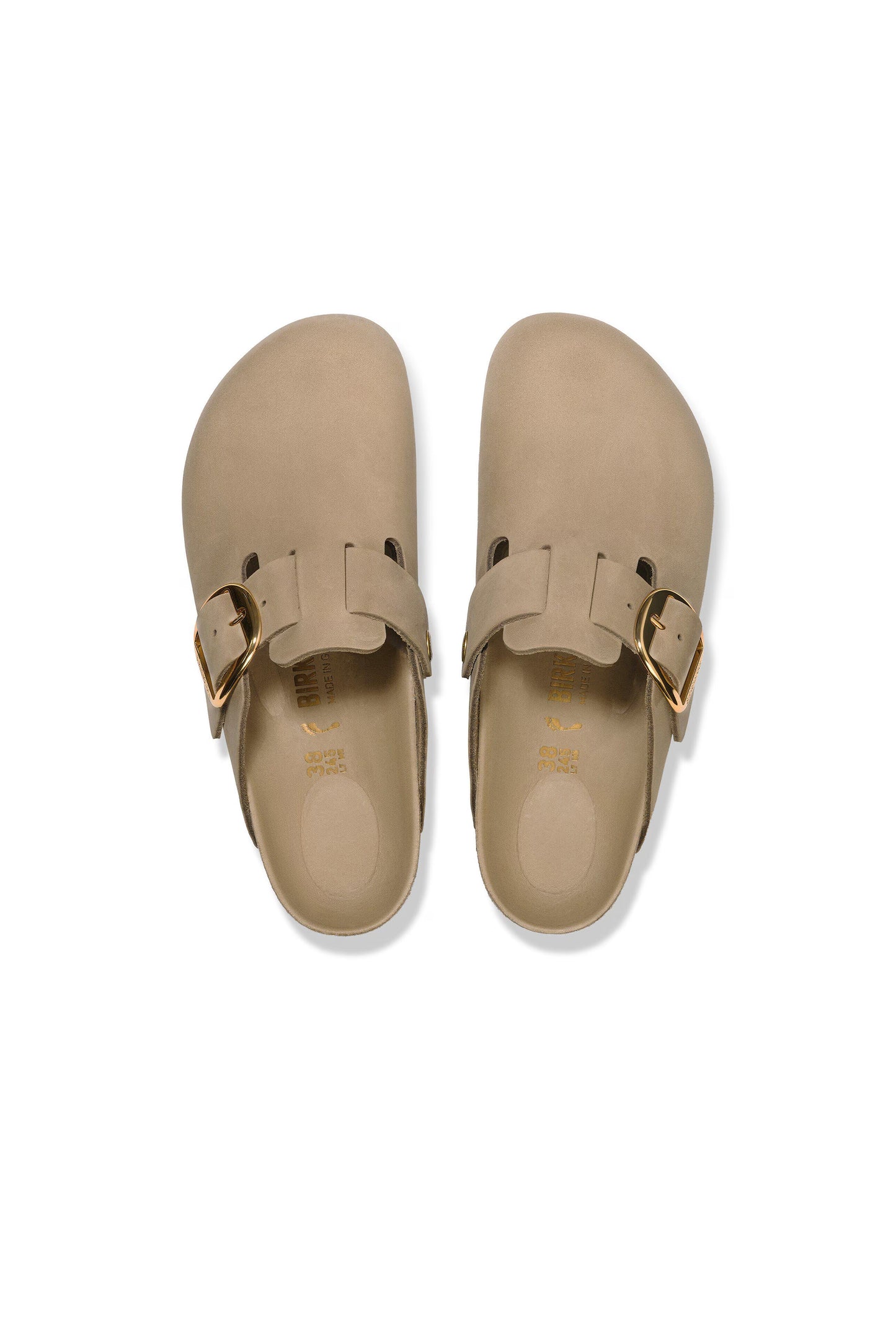 Boston Big Buckle Oiled Leather Regular Fit Tobacco Brown