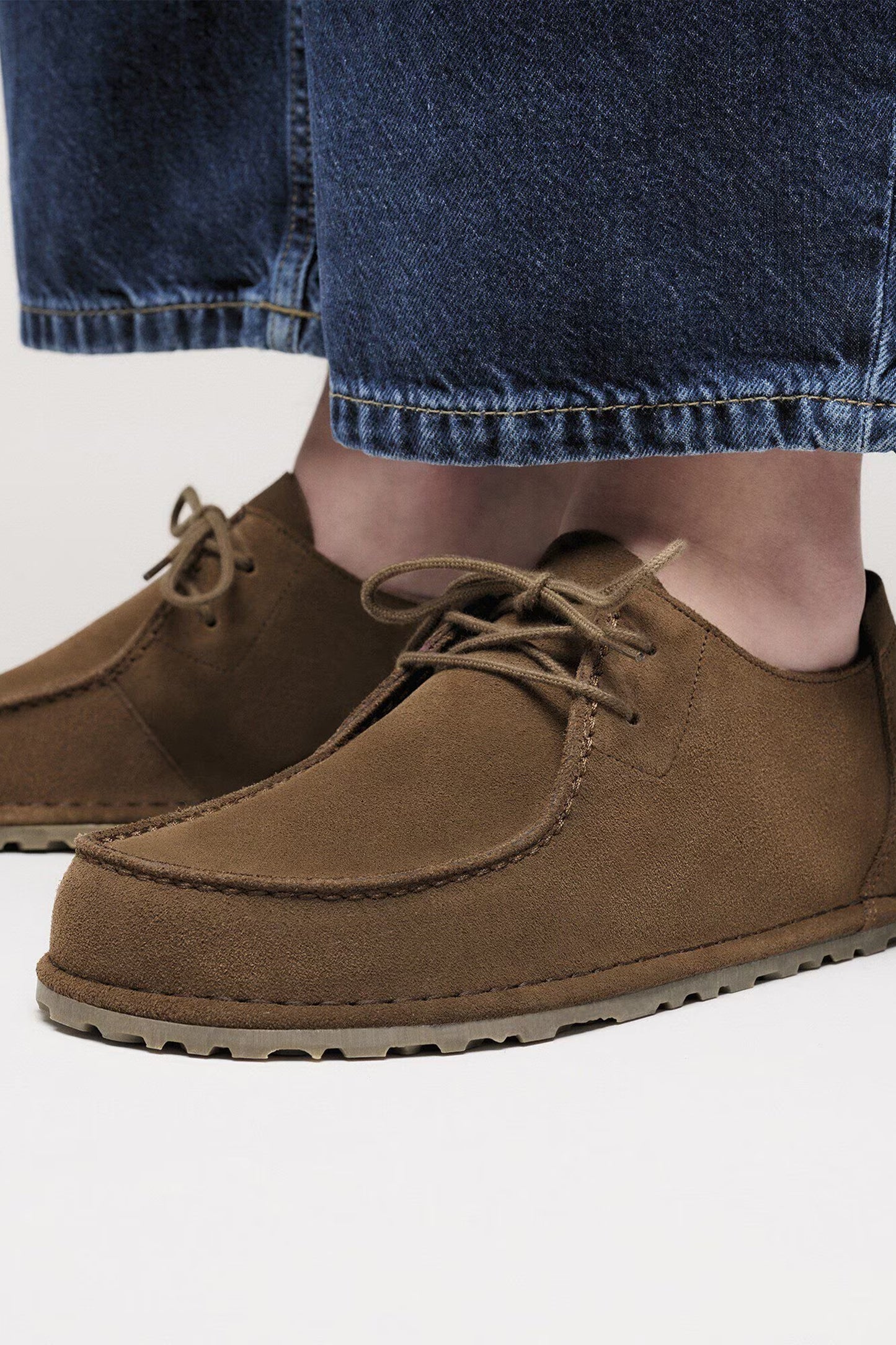 Utti Lace Suede Regular Fit Dark Tea