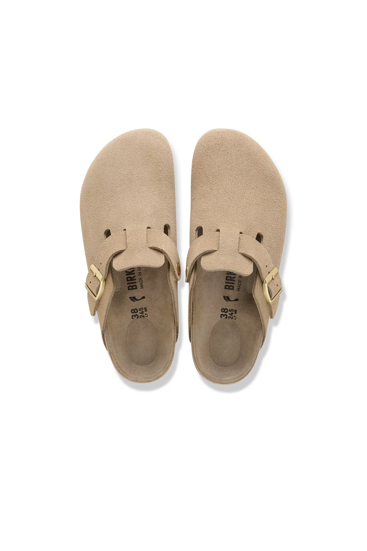Boston Exquisite Suede Regular Fit Taupe