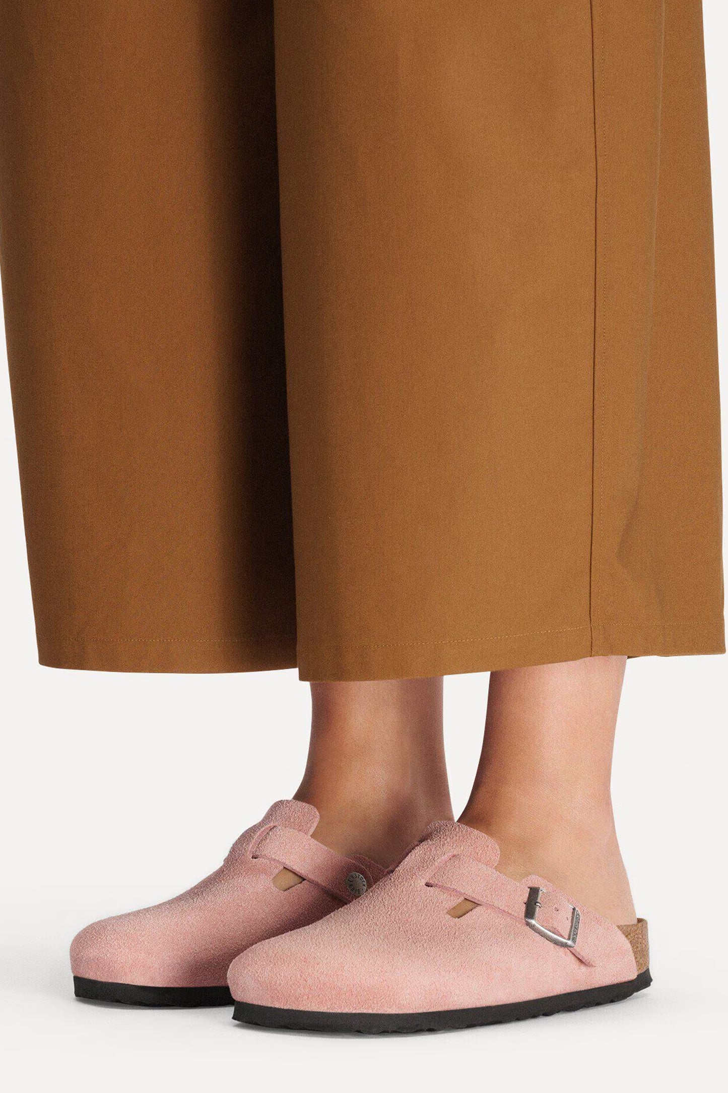 Boston Suede Regular Fit Pink Clay