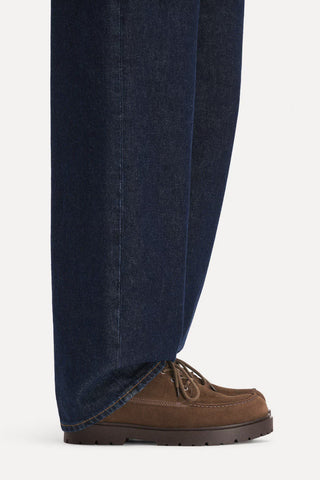 Highwood Moccasin Lace Low Suede Regular Fit Carafe