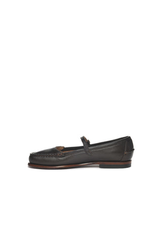 Ballerina Pop Loafers Dark Brown