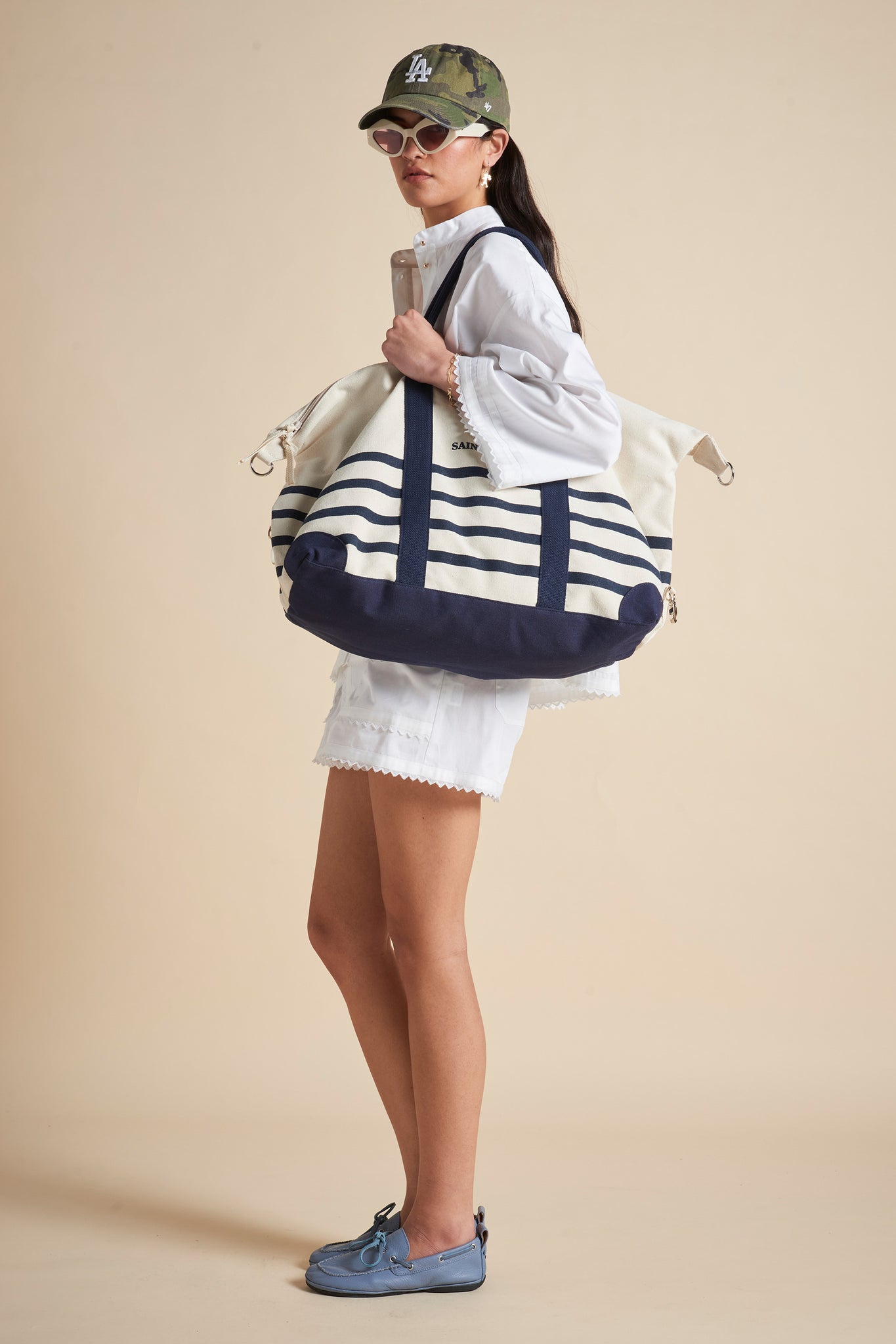 Sac Weekend Ecru/Marine