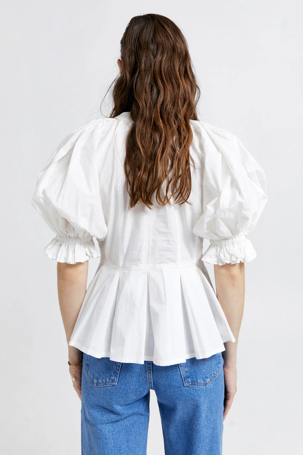 Melody Organic Cotton Top Off-White