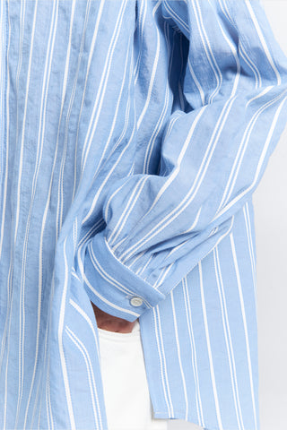 Oversized Walker Shirt Blue