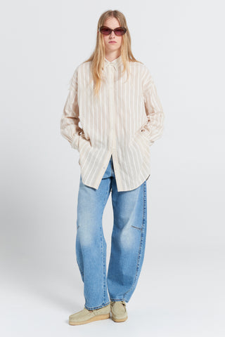 Oversized Walker Shirt Natural