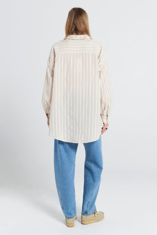 Oversized Walker Shirt Natural