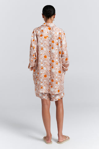 Oversized Walker Shirt Pink Multi