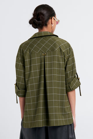 Promenade Shirt Khaki Green