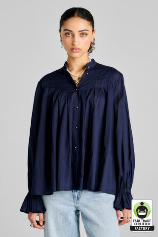 Furrow Shirt Navy