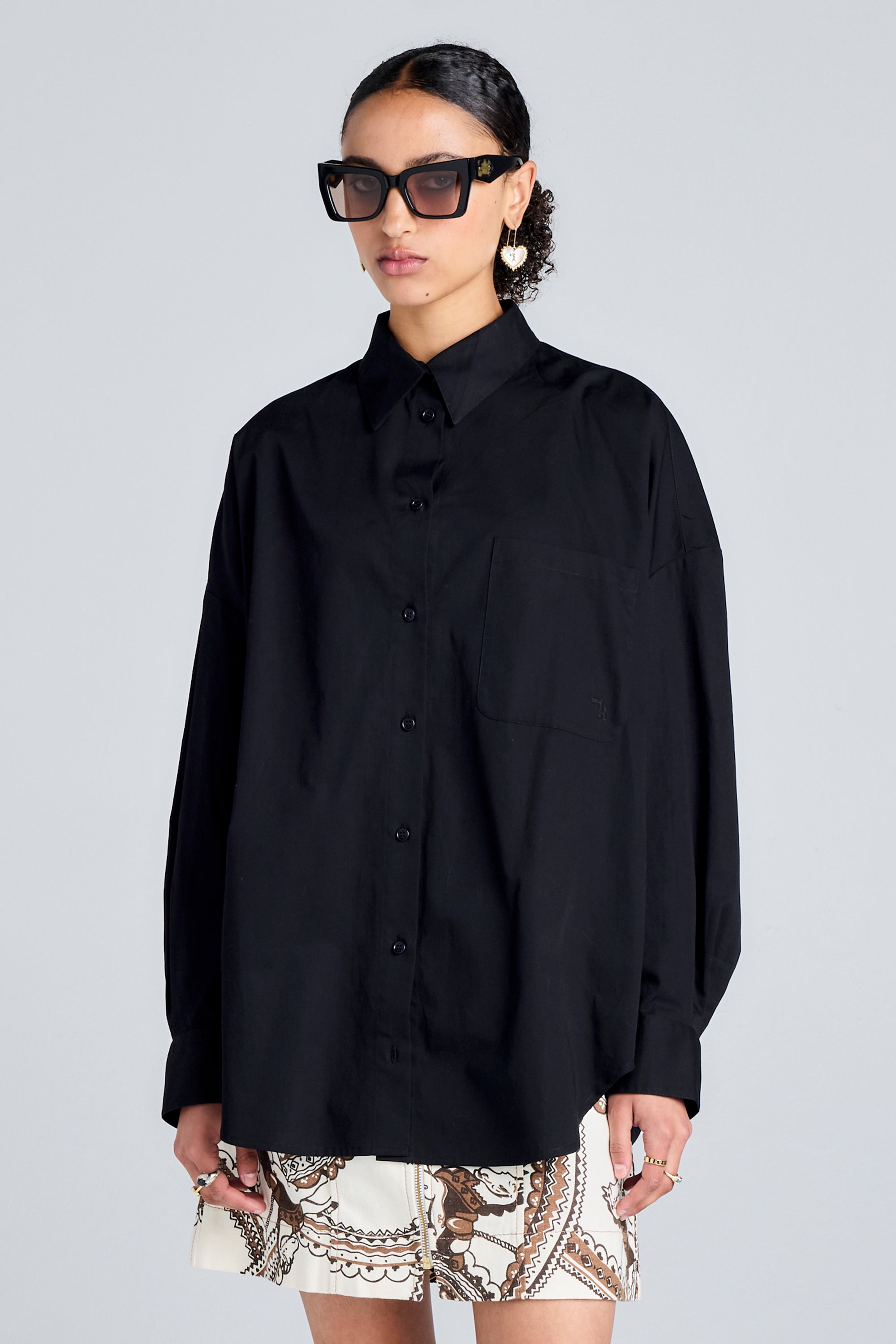 Rider Shirt Black – Karen Walker