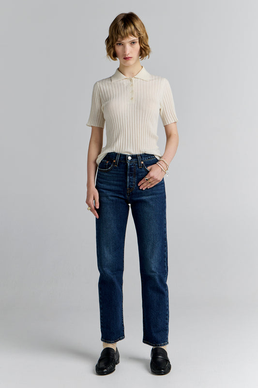 Wedgie Straight Jeans Indifferent Indigo