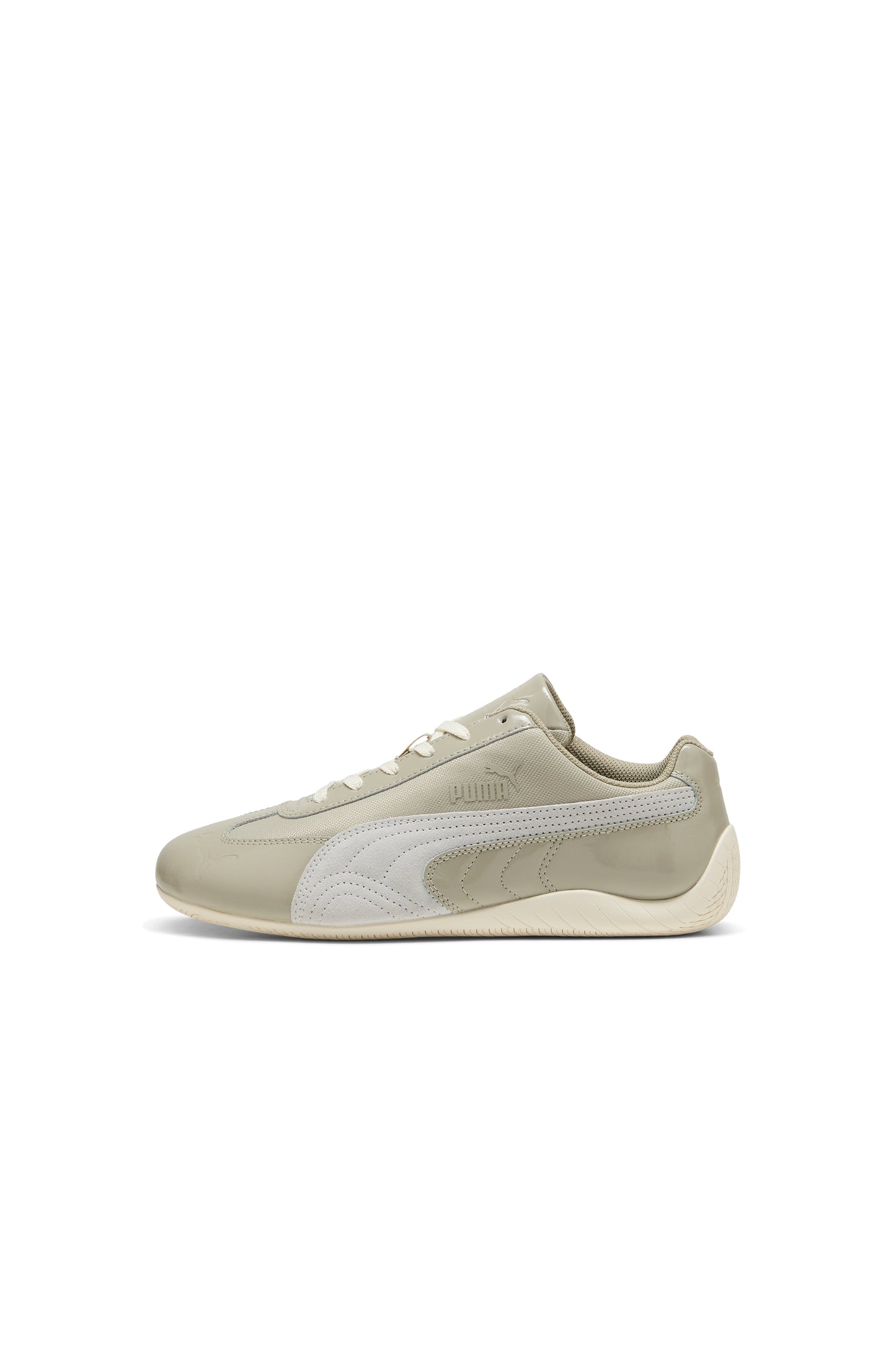 Speedcat Patent Sneakers Pebble Gray/Feather Gray
