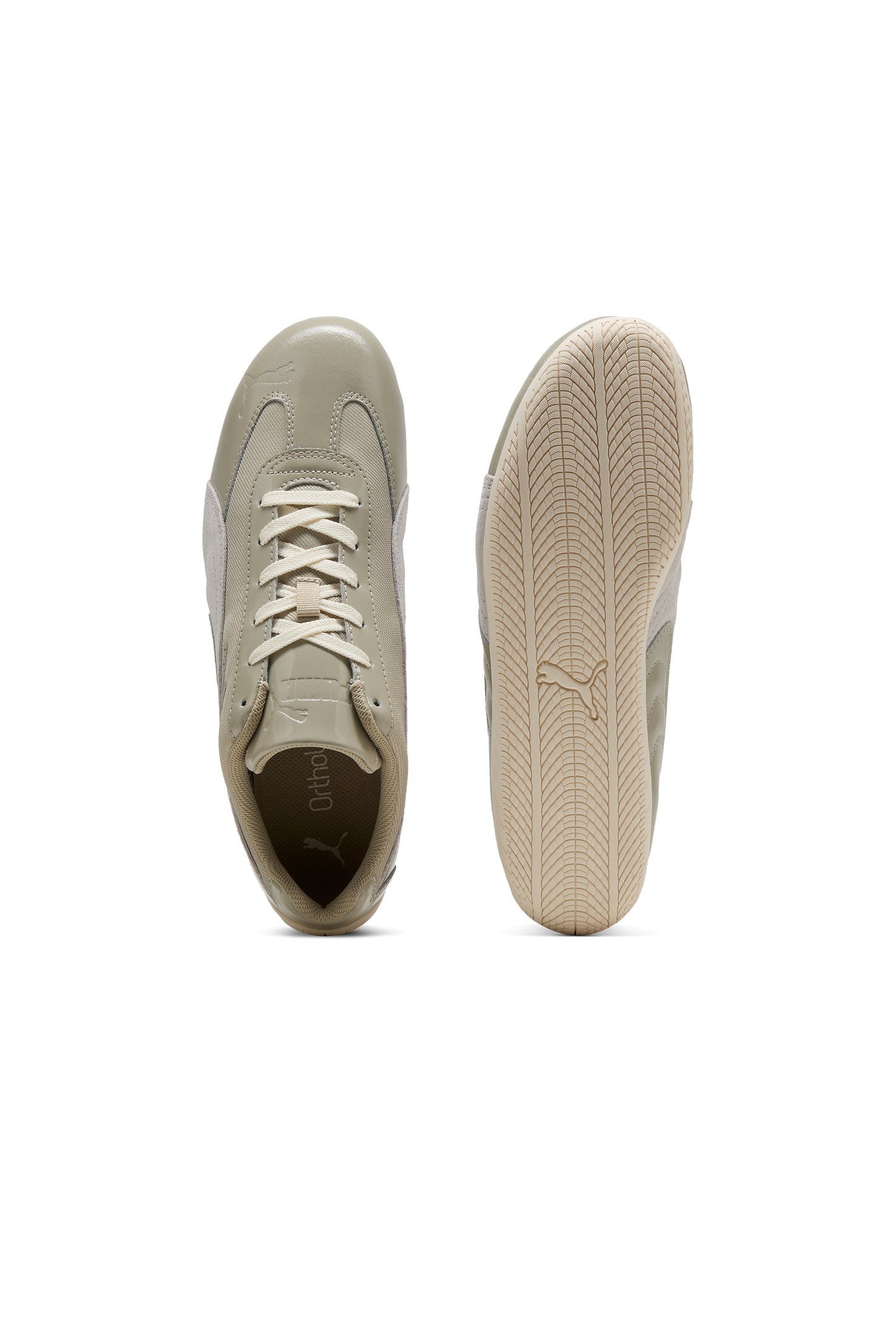 Speedcat Patent Sneakers Pebble Gray/Feather Gray