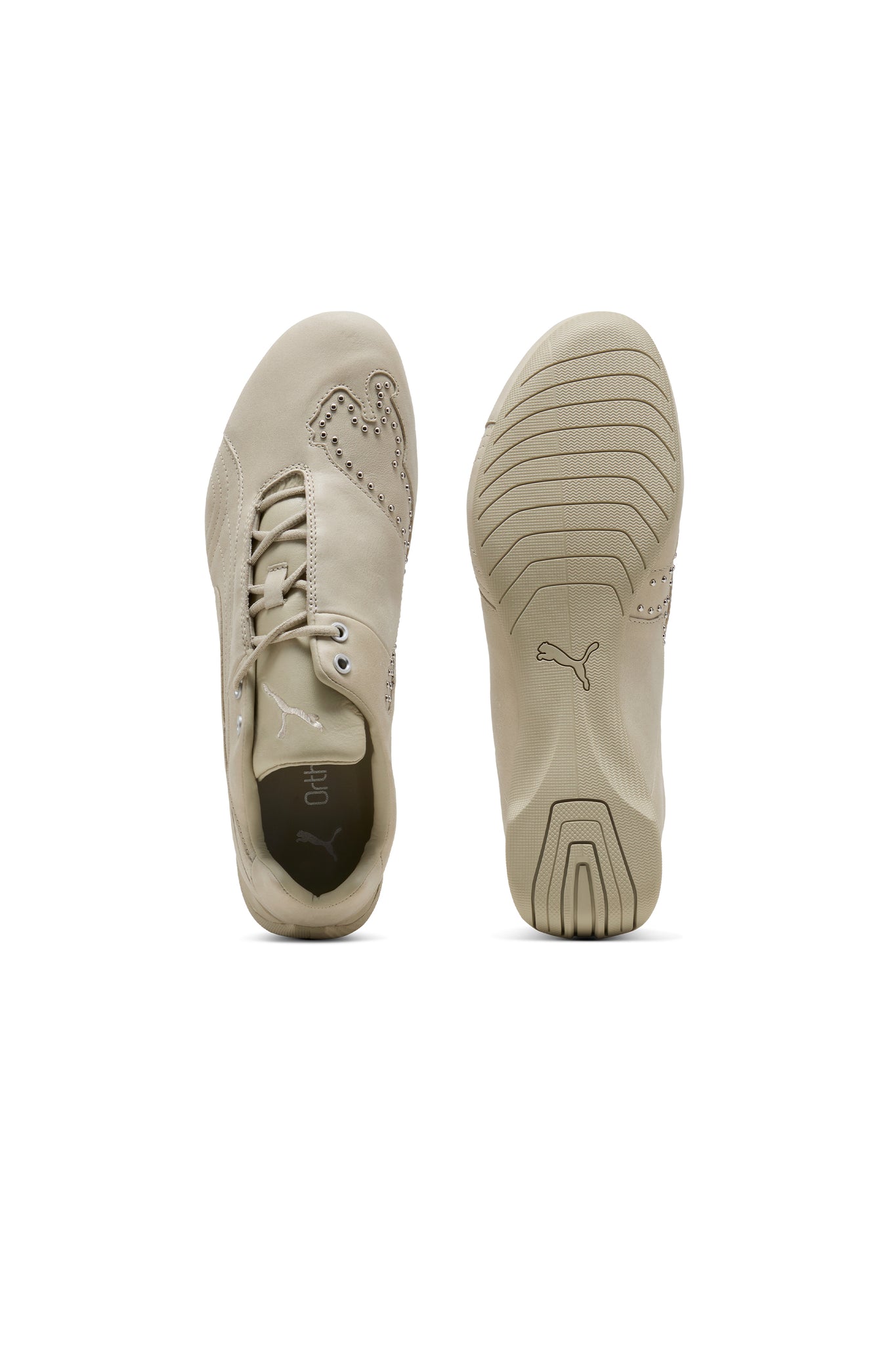 Future Cat Stud Shoes Frosted Ivory/Silver