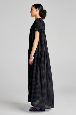 Orestes Organic Cotton Dress Black