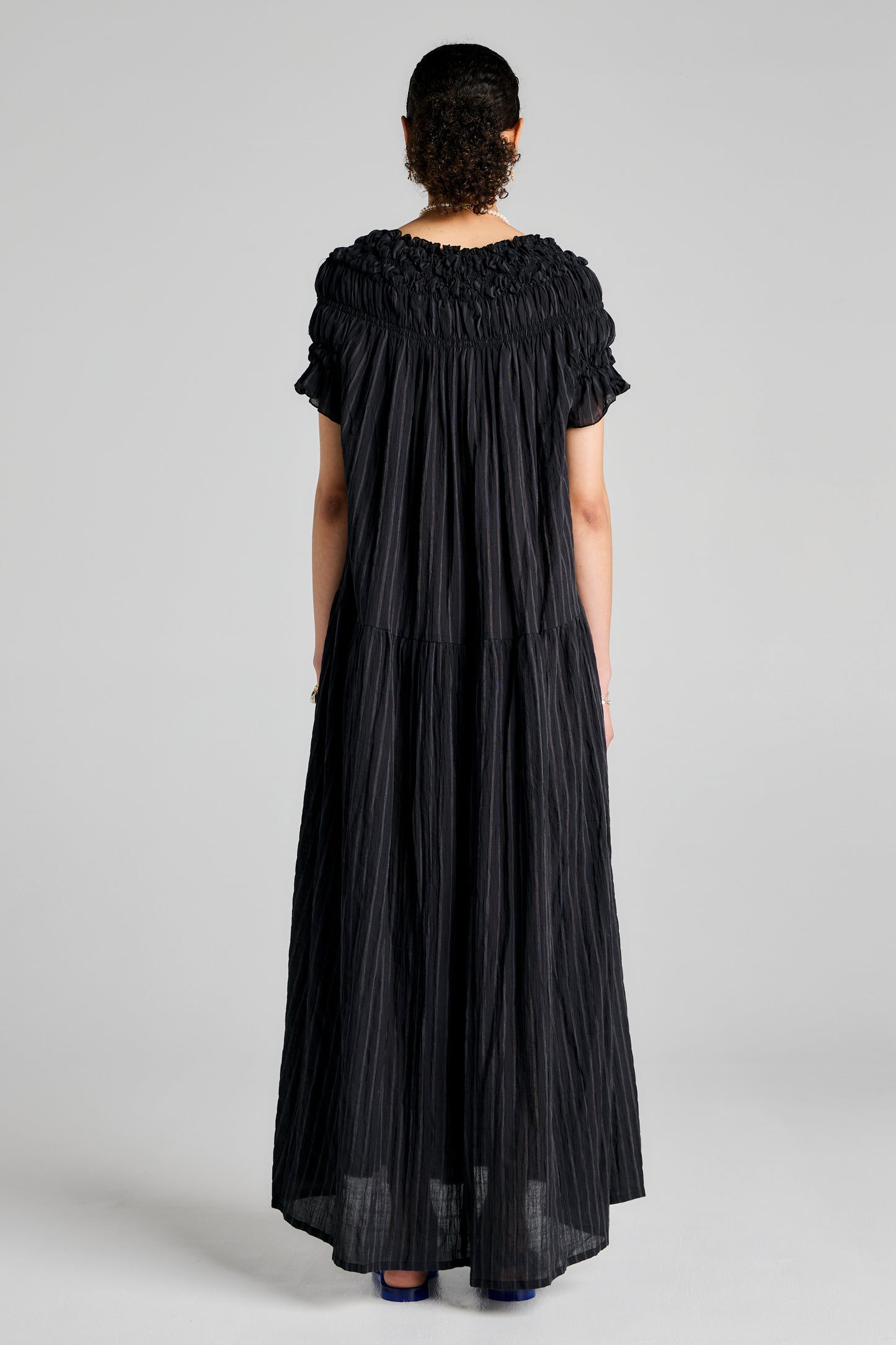 Orestes Organic Cotton Dress Black