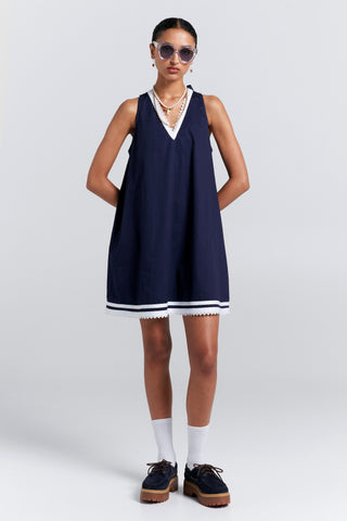 Match Mini Dress Navy