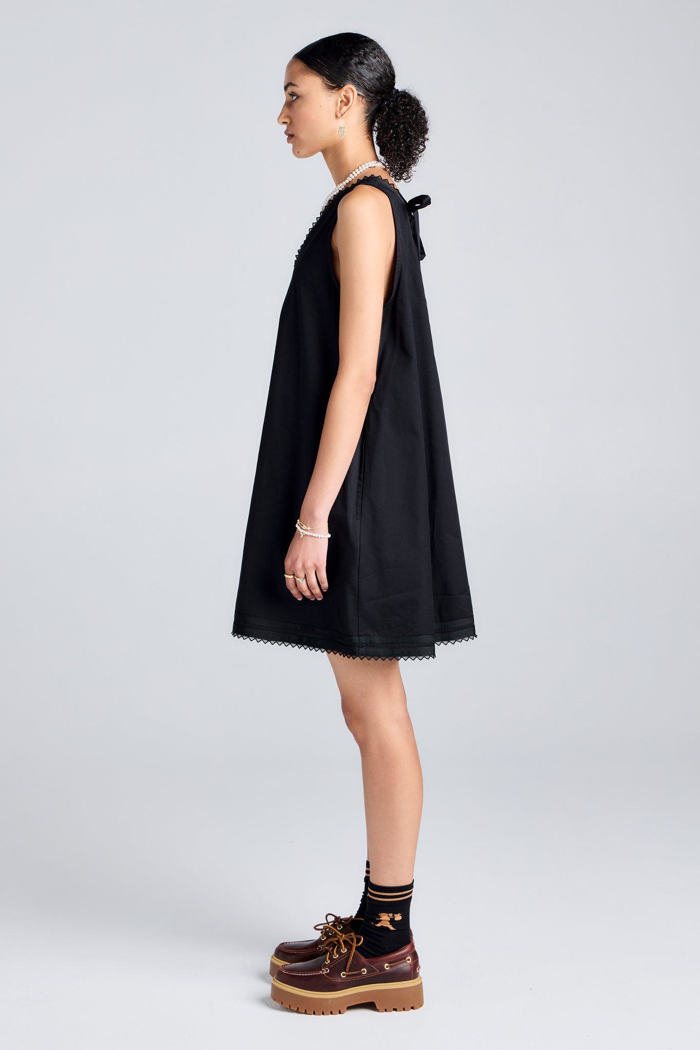 Match Mini Dress Black