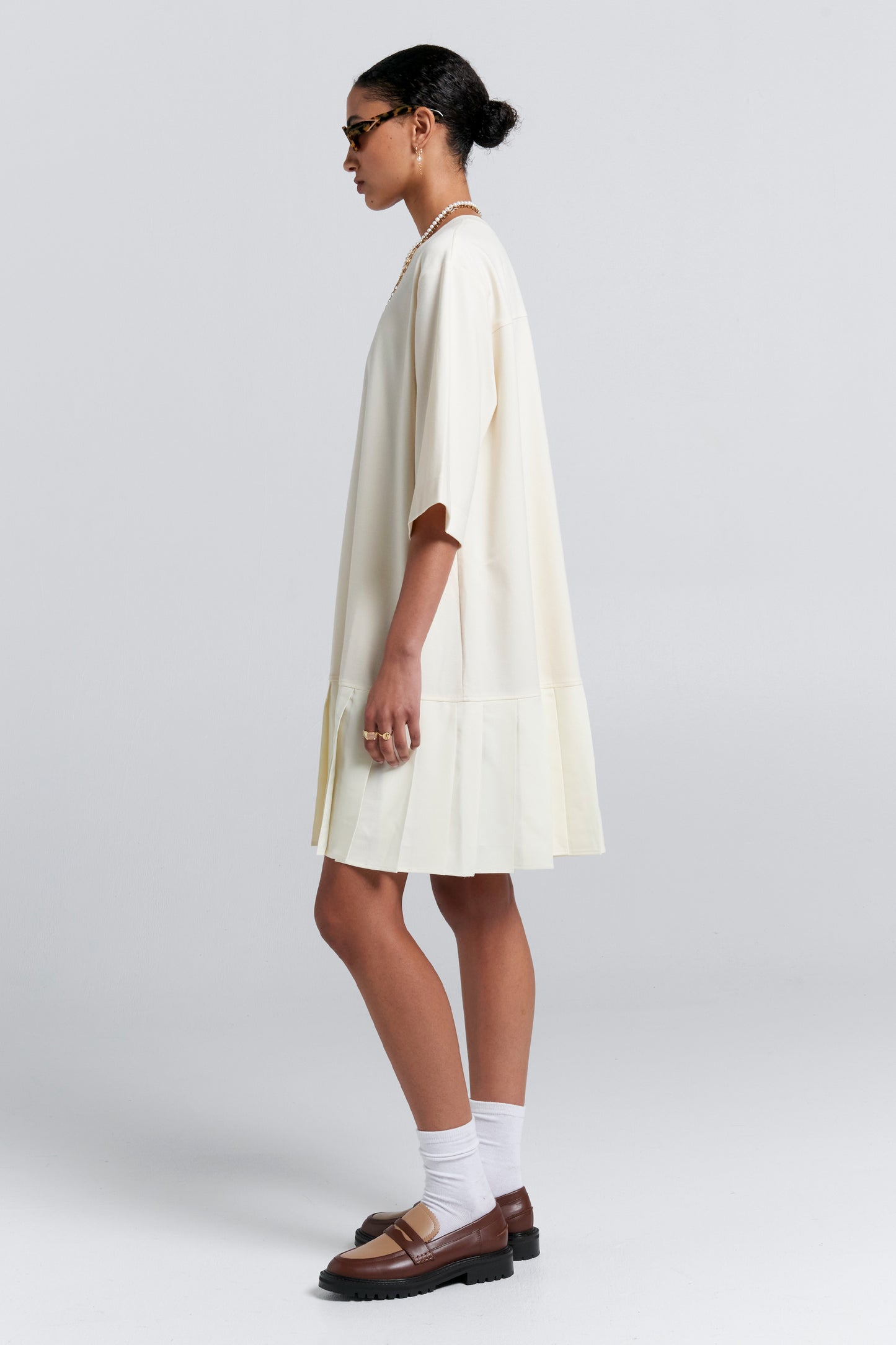 Rally Dress Cream/Cream