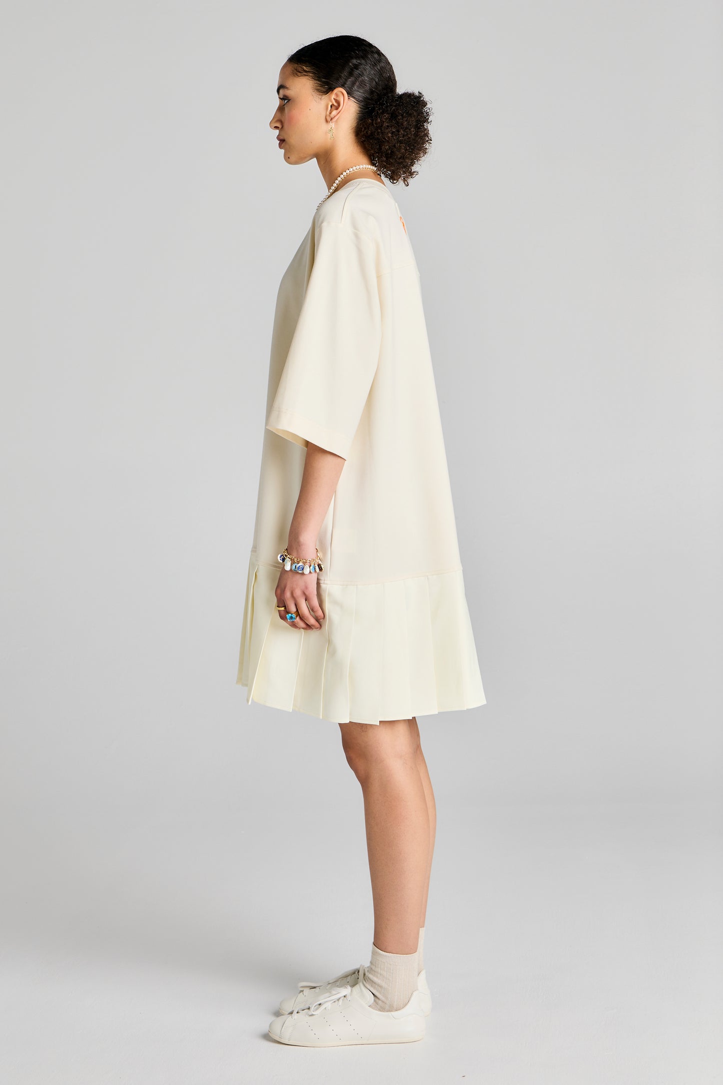 Rally Dress Cream/Cream