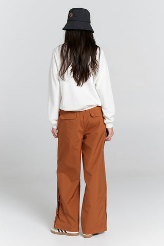 Leisure Track Pants Dark Tan