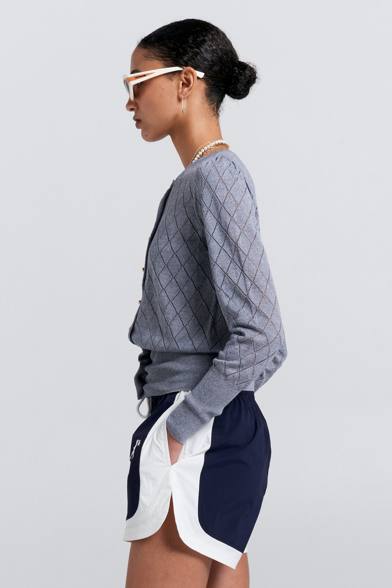 Dash Runaway Shorts Navy/Off-White