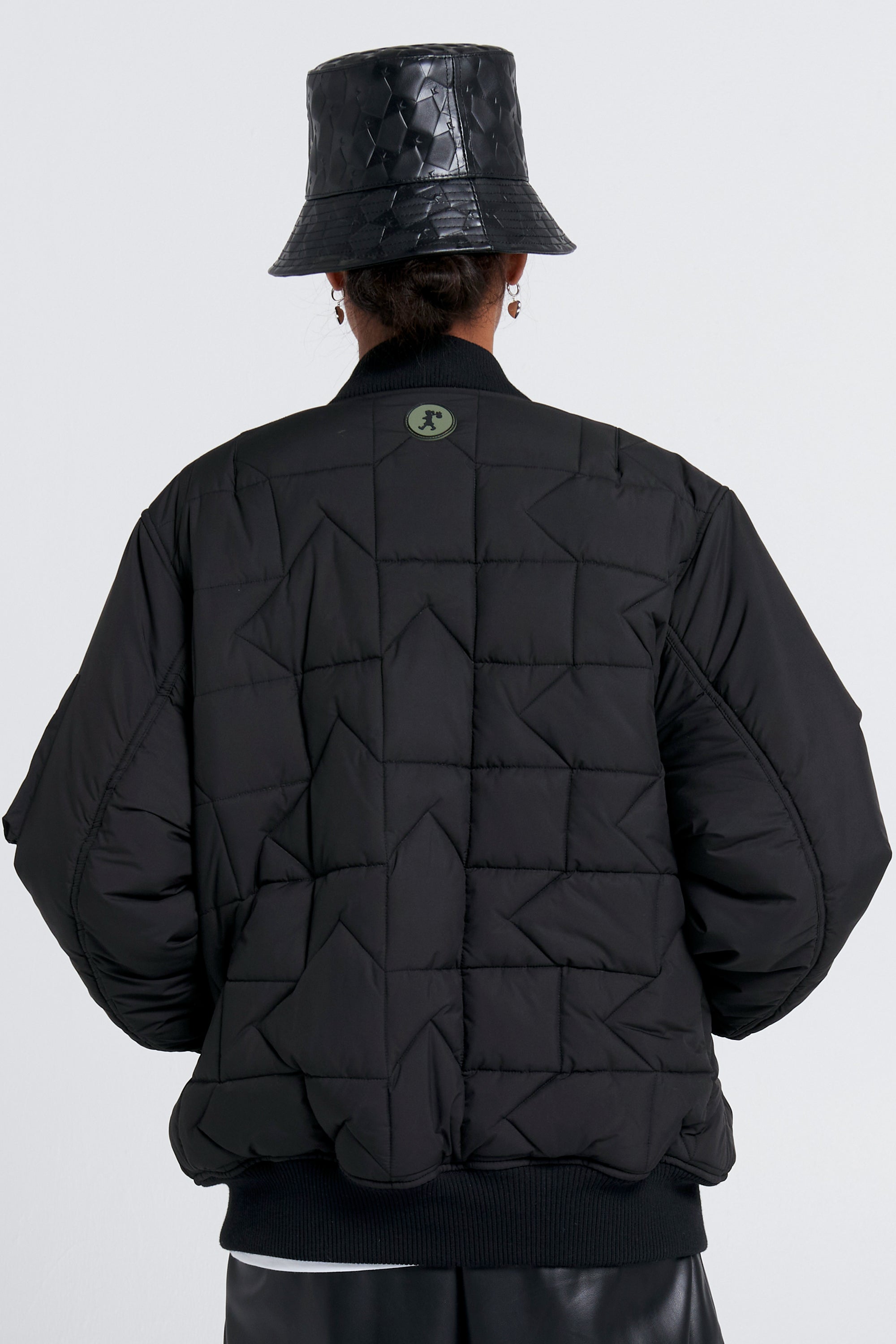 Quilted Bomber Jacket Black – Karen Walker