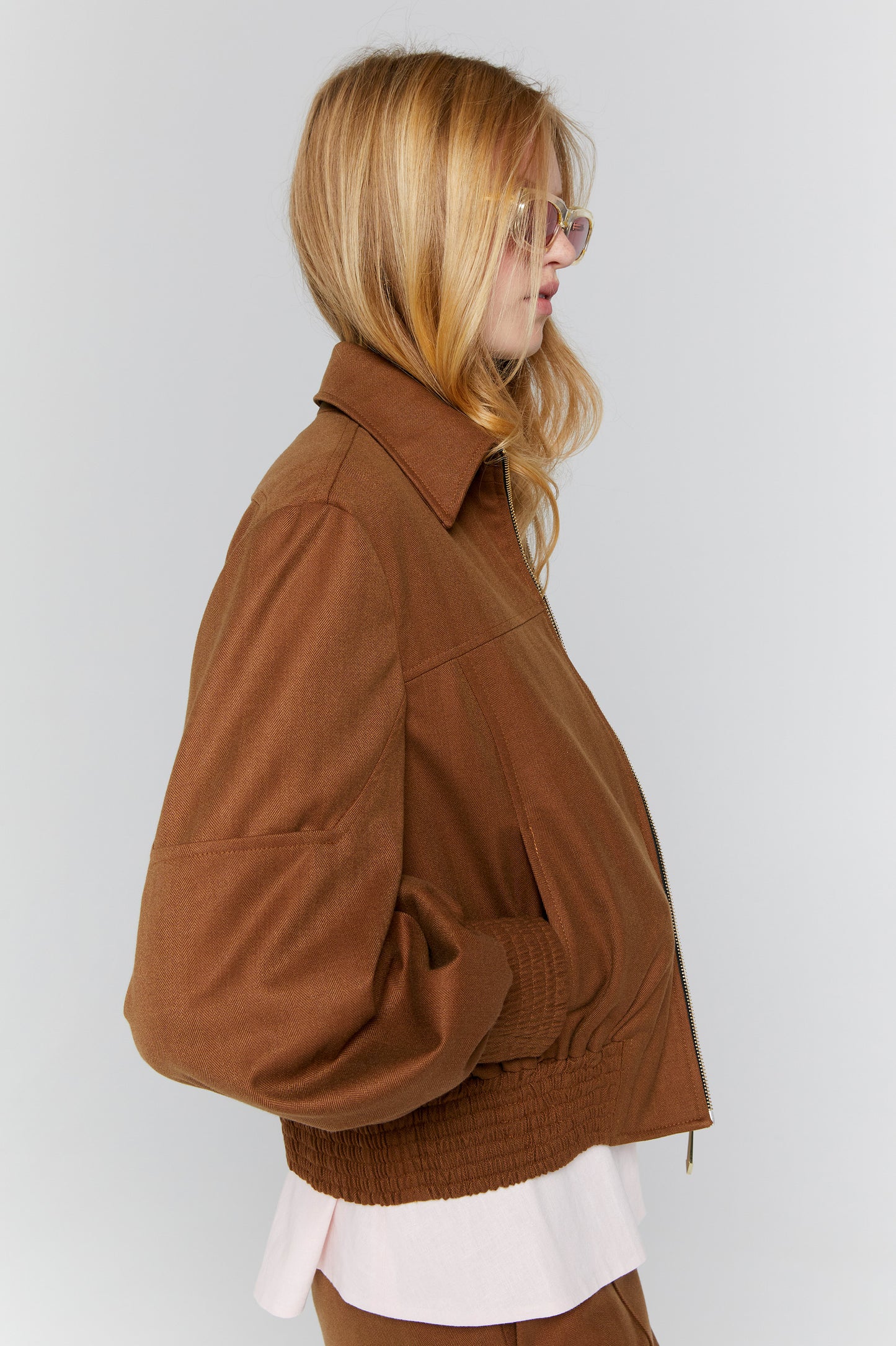 Rider Bomber Jacket Chestnut