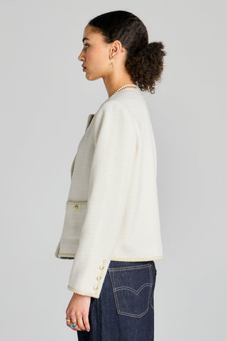 Bouclé Jacket Cream