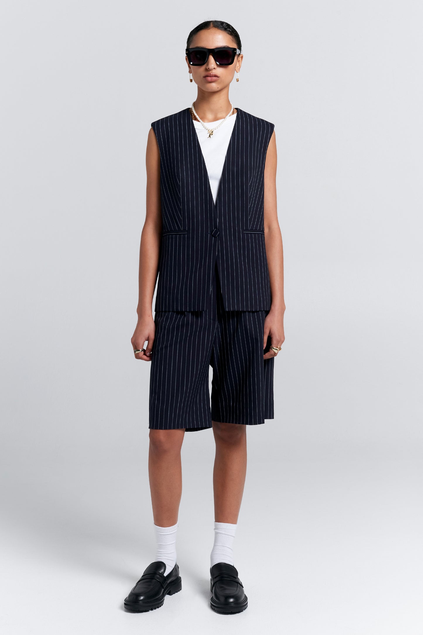 Ivy Waistcoat Navy