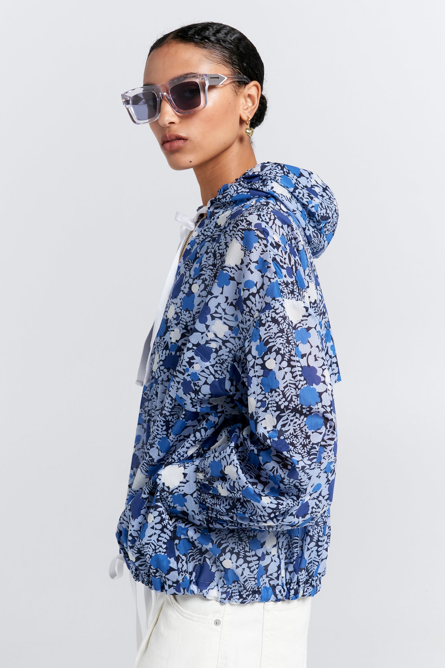 Perfect Day Beach Hoodie Blue Multi