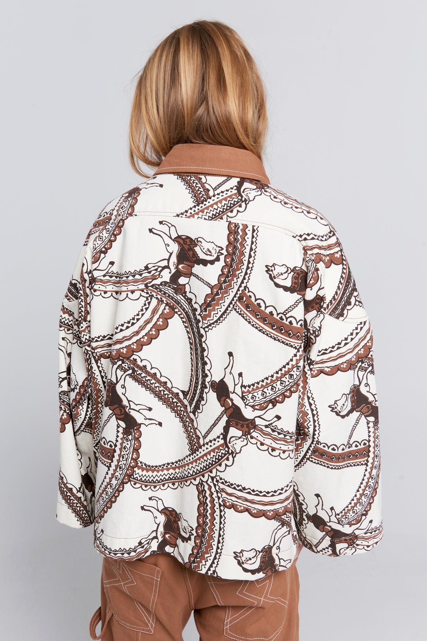 Fairground Jacket Cream Multi