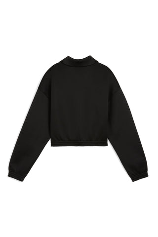 Relaxed Cropped Track Jacket Puma Black