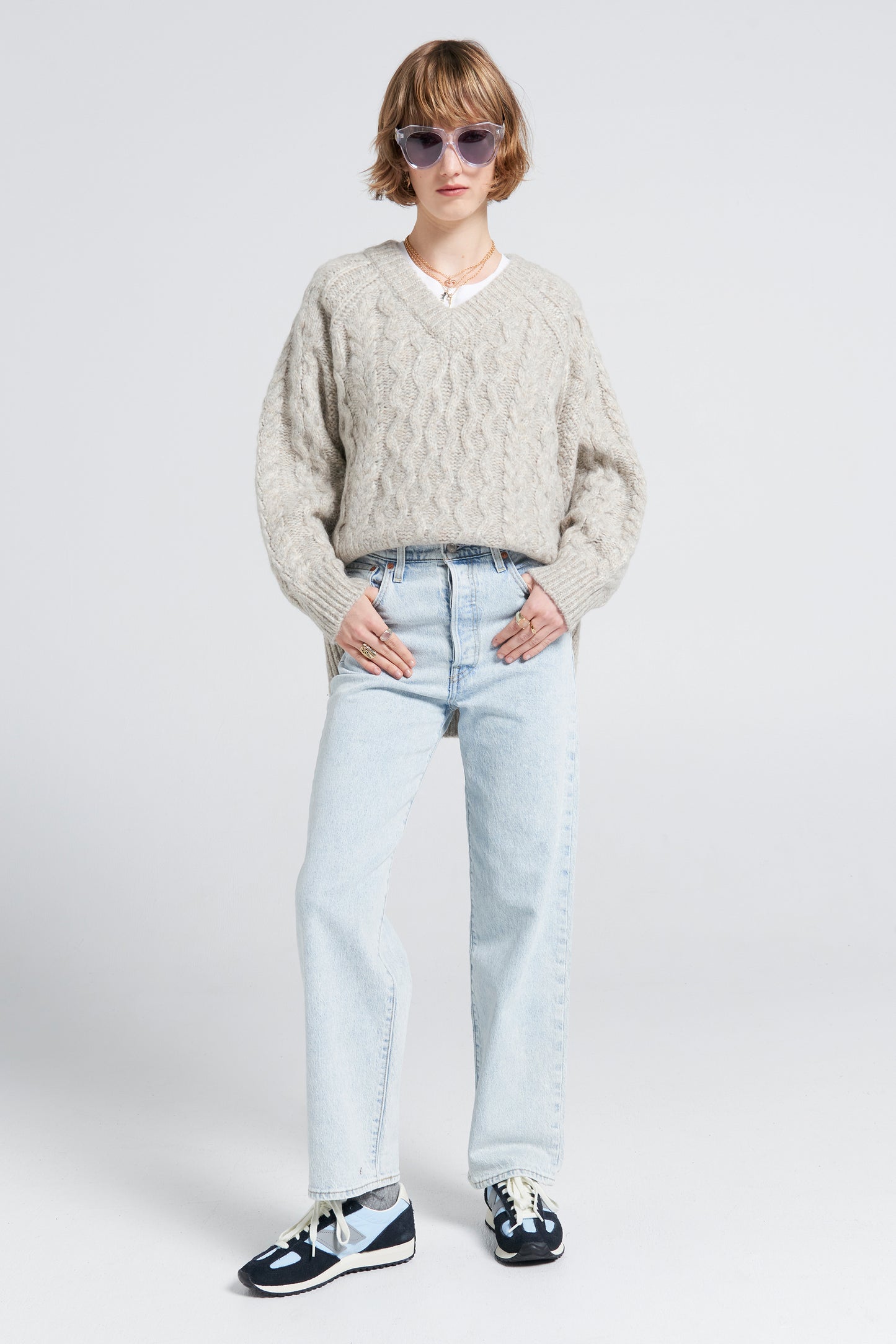 Ribcage Straight Ankle Jeans Be Frayed