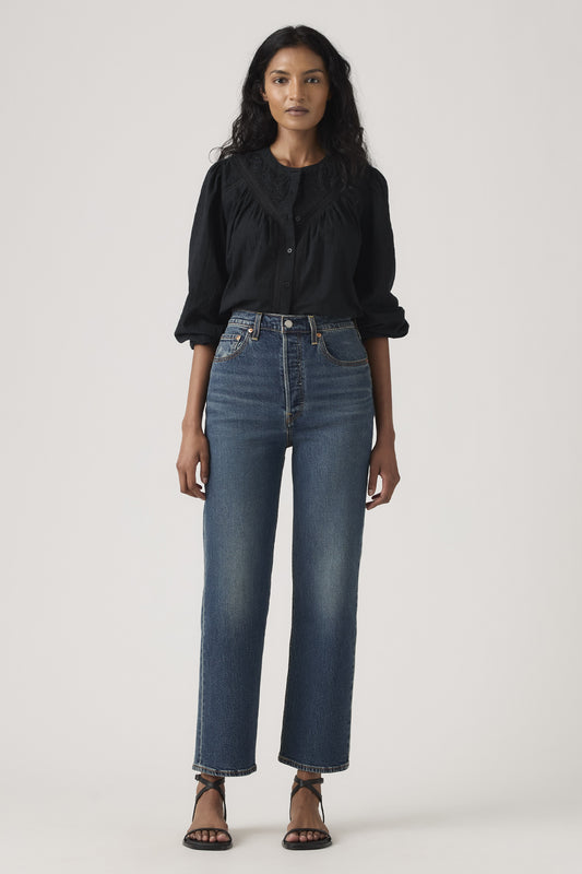 Ribcage Straight Ankle Jeans Analyze This