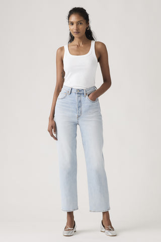 Ribcage Straight Ankle Jeans Filter Her