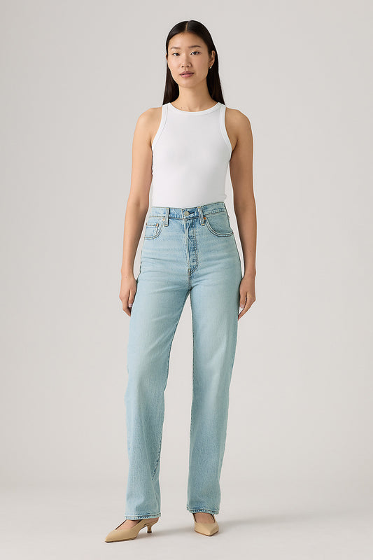 Ribcage Full-Length Jeans Blasted Stone Clean