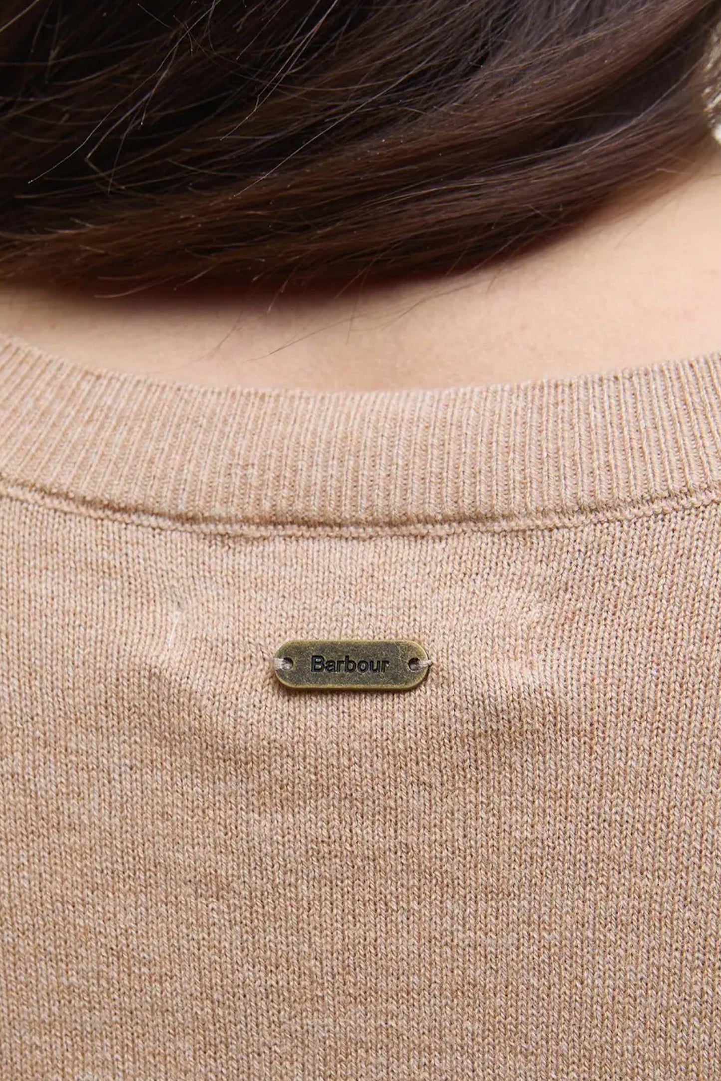 Fareham Knitted Jumper Pale Camel