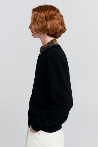 Posy Cashmere K Cardigan Black