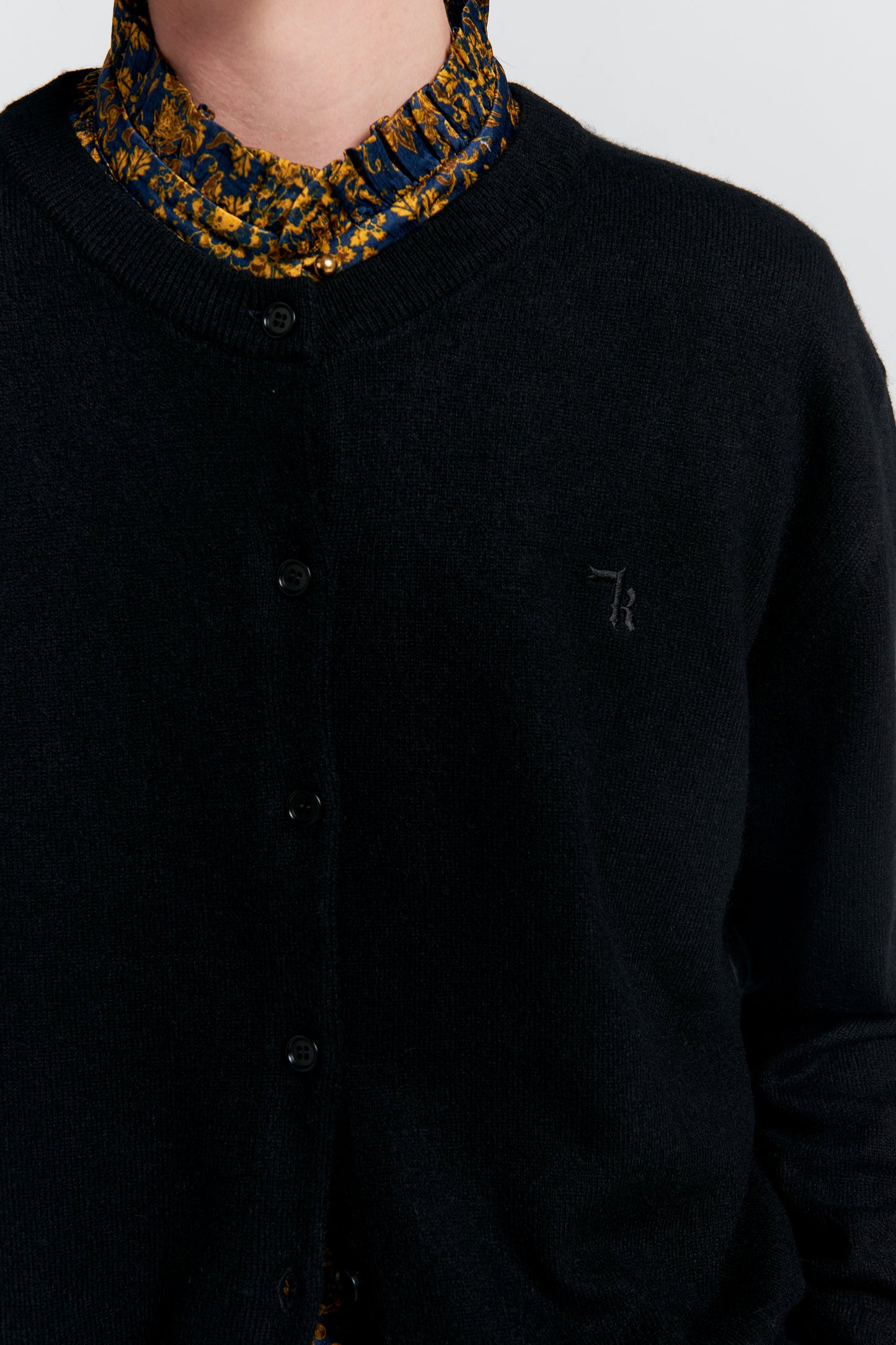Posy Cashmere K Cardigan Black